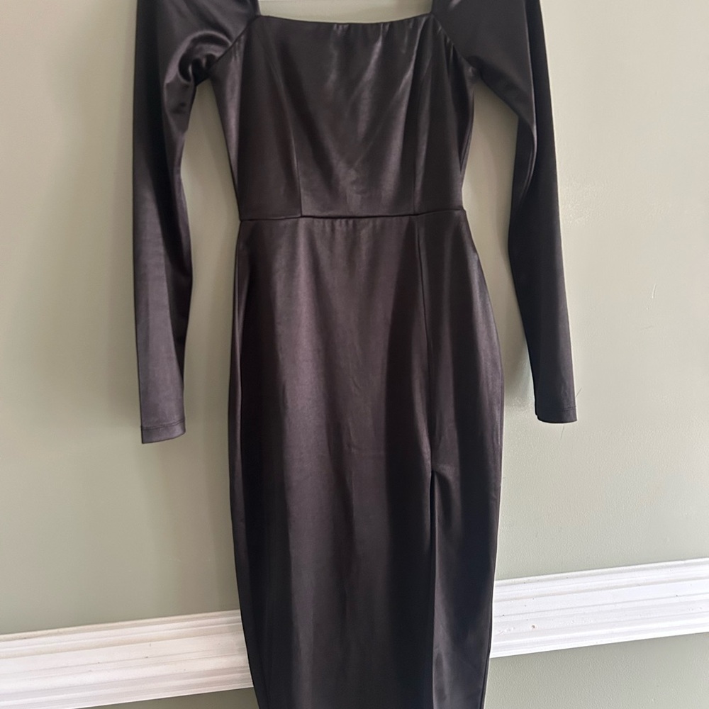 Lulu's Chic Black Long Sleeve Dress